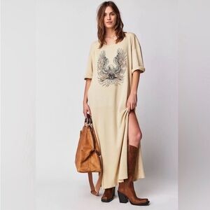 Free people vintage souls maxi top dress